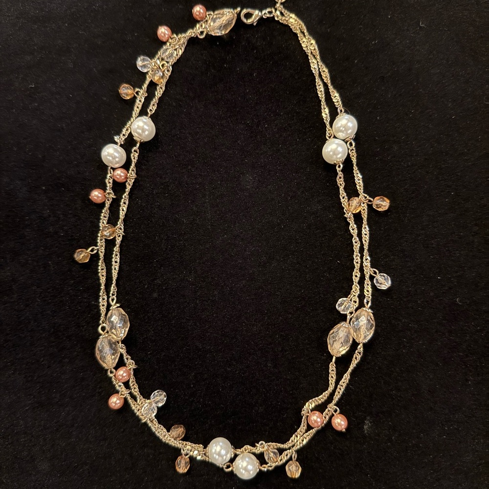 CLEARANCE SPECIAL: NWOT J.Crew Gold and Crystal Necklace